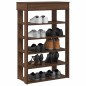vidaXL Schuhregal Braun Eichen-Optik 60x30x98 cm Holzwerkstoff vidaXL Schuhregal Braun Eichen-Optik 60x30x98 cm Holzwerkstoff