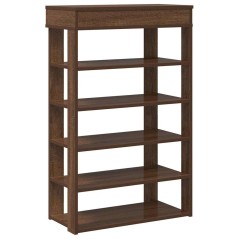 vidaXL Schuhregal Braun Eichen-Optik 60x30x98 cm Holzwerkstoff