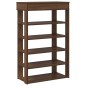 vidaXL Schuhregal Braun Eichen-Optik 60x30x98 cm Holzwerkstoff vidaXL Schuhregal Braun Eichen-Optik 60x30x98 cm Holzwerkstoff
