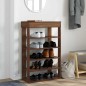 vidaXL Schuhregal Braun Eichen-Optik 60x30x98 cm Holzwerkstoff vidaXL Schuhregal Braun Eichen-Optik 60x30x98 cm Holzwerkstoff