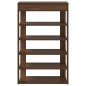 vidaXL Schuhregal Braun Eichen-Optik 60x30x98 cm Holzwerkstoff vidaXL Schuhregal Braun Eichen-Optik 60x30x98 cm Holzwerkstoff