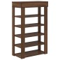 vidaXL Schuhregal Braun Eichen-Optik 60x30x98 cm Holzwerkstoff vidaXL Schuhregal Braun Eichen-Optik 60x30x98 cm Holzwerkstoff