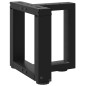 vidaXL Couchtischbeine T-Form 2 Stk. Schwarz 30x25x(30-31) cm Stahl vidaXL Couchtischbeine T-Form 2 Stk. Schwarz 30x25x(30-31) cm Stahl