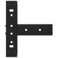 vidaXL Couchtischbeine T-Form 2 Stk. Schwarz 30x25x(30-31) cm Stahl vidaXL Couchtischbeine T-Form 2 Stk. Schwarz 30x25x(30-31) cm Stahl