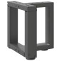 vidaXL Couchtischbeine T-Form 2 Stk. Anthrazit 30x25x(30-31) cm Stahl vidaXL Couchtischbeine T-Form 2 Stk. Anthrazit 30x25x(30-31) cm Stahl