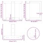 vidaXL Couchtischbeine T-Form 2 Stk. Anthrazit 30x25x(30-31) cm Stahl vidaXL Couchtischbeine T-Form 2 Stk. Anthrazit 30x25x(30-31) cm Stahl