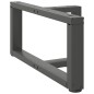 vidaXL Couchtischbeine T-Form 2 Stk. Anthrazit 60x25x(30-31) cm Stahl vidaXL Couchtischbeine T-Form 2 Stk. Anthrazit 60x25x(30-31) cm Stahl