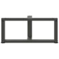 vidaXL Couchtischbeine T-Form 2 Stk. Anthrazit 60x25x(30-31) cm Stahl vidaXL Couchtischbeine T-Form 2 Stk. Anthrazit 60x25x(30-31) cm Stahl