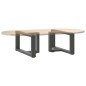 vidaXL Couchtischbeine T-Form 2 Stk. Anthrazit 60x25x(30-31) cm Stahl vidaXL Couchtischbeine T-Form 2 Stk. Anthrazit 60x25x(30-31) cm Stahl