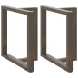 vidaXL Esstischbeine T-Form 2 Stk. Naturstahl 80x35x(72-73) cm Stahl vidaXL Esstischbeine T-Form 2 Stk. Naturstahl 80x35x(72-73) cm Stahl