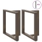 vidaXL Esstischbeine T-Form 2 Stk. Naturstahl 80x35x(72-73) cm Stahl vidaXL Esstischbeine T-Form 2 Stk. Naturstahl 80x35x(72-73) cm Stahl