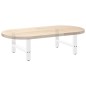 vidaXL Couchtischbeine Weiß 2 Stk. 70x(30-31) cm Stahl vidaXL Couchtischbeine Weiß 2 Stk. 70x(30-31) cm Stahl