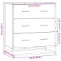 vidaXL Sideboard Sonoma-Eiche 68x35x76 cm Holzwerkstoff und Metall vidaXL Sideboard Sonoma-Eiche 68x35x76 cm Holzwerkstoff und Metall