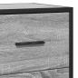 vidaXL Sideboard Grau Sonoma 68x35x76 cm Holzwerkstoff und Metall vidaXL Sideboard Grau Sonoma 68x35x76 cm Holzwerkstoff und Metall