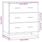 vidaXL Sideboard Grau Sonoma 68x35x76 cm Holzwerkstoff und Metall vidaXL Sideboard Grau Sonoma 68x35x76 cm Holzwerkstoff und Metall