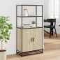 vidaXL Highboard Sonoma-Eiche 68x35x139 cm Holzwerkstoff und Metall vidaXL Highboard Sonoma-Eiche 68x35x139 cm Holzwerkstoff und Metall
