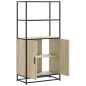 vidaXL Highboard Sonoma-Eiche 68x35x139 cm Holzwerkstoff und Metall vidaXL Highboard Sonoma-Eiche 68x35x139 cm Holzwerkstoff und Metall