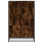 vidaXL Highboard Räuchereiche 68x35x106,5 cm Holzwerkstoff Metall vidaXL Highboard Räuchereiche 68x35x106,5 cm Holzwerkstoff Metall