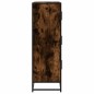 vidaXL Highboard Räuchereiche 68x35x106,5 cm Holzwerkstoff Metall vidaXL Highboard Räuchereiche 68x35x106,5 cm Holzwerkstoff Metall