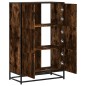vidaXL Highboard Räuchereiche 68x35x106,5 cm Holzwerkstoff Metall vidaXL Highboard Räuchereiche 68x35x106,5 cm Holzwerkstoff Metall