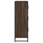 vidaXL Highboard Braun Eichen-Optik 68x35x106,5cm Holzwerkstoff Metall vidaXL Highboard Braun Eichen-Optik 68x35x106,5cm Holzwerkstoff Metall