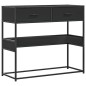 vidaXL Konsolentisch Schwarz 90x35x80 cm Holzwerkstoff vidaXL Konsolentisch Schwarz 90x35x80 cm Holzwerkstoff