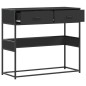 vidaXL Konsolentisch Schwarz 90x35x80 cm Holzwerkstoff vidaXL Konsolentisch Schwarz 90x35x80 cm Holzwerkstoff
