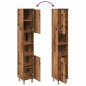 vidaXL Badschrank Altholz-Optik 30x30x179 cm Holzwerkstoff vidaXL Badschrank Altholz-Optik 30x30x179 cm Holzwerkstoff