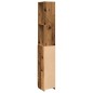 vidaXL Badezimmerschrank Altholz-Optik 25x25x170 cm Holzwerkstoff vidaXL Badezimmerschrank Altholz-Optik 25x25x170 cm Holzwerkstoff
