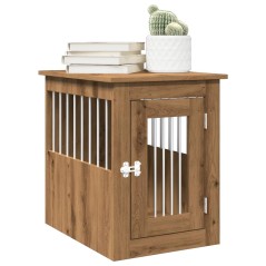 vidaXL Hundekäfig im Möbelstil Artisan-Eiche 45x62x59 cm Holzwerkstoff