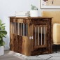 vidaXL Hundekäfig im Möbelstil Altholz-Optik 55x80x68 cm Holzwerkstoff vidaXL Hundekäfig im Möbelstil Altholz-Optik 55x80x68 cm Holzwerkstoff