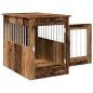 vidaXL Hundekäfig im Möbelstil Altholz-Optik 55x80x68 cm Holzwerkstoff vidaXL Hundekäfig im Möbelstil Altholz-Optik 55x80x68 cm Holzwerkstoff