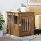 vidaXL Hundekäfig im Möbelstil Artisan-Eiche 55x75x65 cm Holzwerkstoff