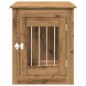 vidaXL Hundekäfig im Möbelstil Artisan-Eiche 55x75x65 cm Holzwerkstoff