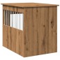 vidaXL Hundekäfig im Möbelstil Artisan-Eiche 55x75x65 cm Holzwerkstoff