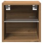 vidaXL TV-Wandschränke mit LED-Leuchten 2 Stk. Artisan-Eiche vidaXL TV-Wandschränke mit LED-Leuchten 2 Stk. Artisan-Eiche