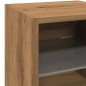 vidaXL TV-Wandschränke mit LED-Leuchten 2 Stk. Artisan-Eiche vidaXL TV-Wandschränke mit LED-Leuchten 2 Stk. Artisan-Eiche