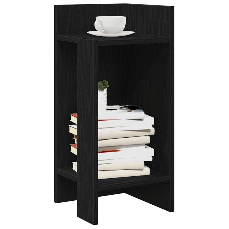 vidaXL Beistelltische 2 Stk. mit Ablage Schwarz 25,5x27x60 cm vidaXL Beistelltische 2 Stk. mit Ablage Schwarz 25,5x27x60 cm