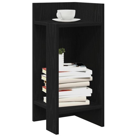 vidaXL Beistelltische 2 Stk. mit Ablage Schwarz 25,5x27x60 cm