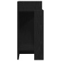 vidaXL Beistelltische 2 Stk. mit Ablage Schwarz 25,5x27x60 cm vidaXL Beistelltische 2 Stk. mit Ablage Schwarz 25,5x27x60 cm