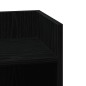 vidaXL Beistelltische 2 Stk. mit Ablage Schwarz 25,5x27x60 cm vidaXL Beistelltische 2 Stk. mit Ablage Schwarz 25,5x27x60 cm