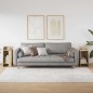 vidaXL Beistelltische 2 Stk. mit Ablage Sonoma-Eiche 25,5x27x60 cm