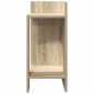 vidaXL Beistelltische 2 Stk. mit Ablage Sonoma-Eiche 25,5x27x60 cm