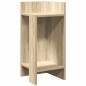 vidaXL Beistelltische 2 Stk. mit Ablage Sonoma-Eiche 25,5x27x60 cm