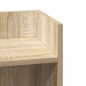 vidaXL Beistelltische 2 Stk. mit Ablage Sonoma-Eiche 25,5x27x60 cm