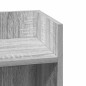 vidaXL Beistelltische 2 Stk. mit Ablage Grau Sonoma 25,5x27x60 cm vidaXL Beistelltische 2 Stk. mit Ablage Grau Sonoma 25,5x27x60 cm