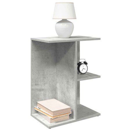 vidaXL Nachttische 2 Stk. Betongrau 46,5x29x61 cm Holzwerkstoff