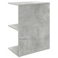 vidaXL Nachttische 2 Stk. Betongrau 46,5x29x61 cm Holzwerkstoff