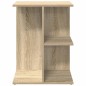 vidaXL Nachttische 2 Stk. Sonoma-Eiche 46,5x29x61 cm Holzwerkstoff