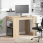 vidaXL Schreibtisch mit Schubladen Ablage Sonoma-Eiche 102x62x77,5 cm vidaXL Schreibtisch mit Schubladen Ablage Sonoma-Eiche 102x62x77,5 cm